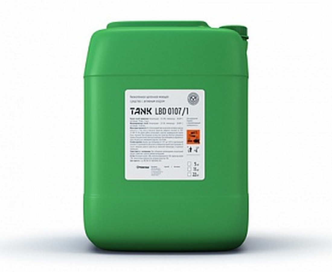 Tank LBD 0107/1 Низкопенное щелочное моющее средство с активным хлором 22 кг